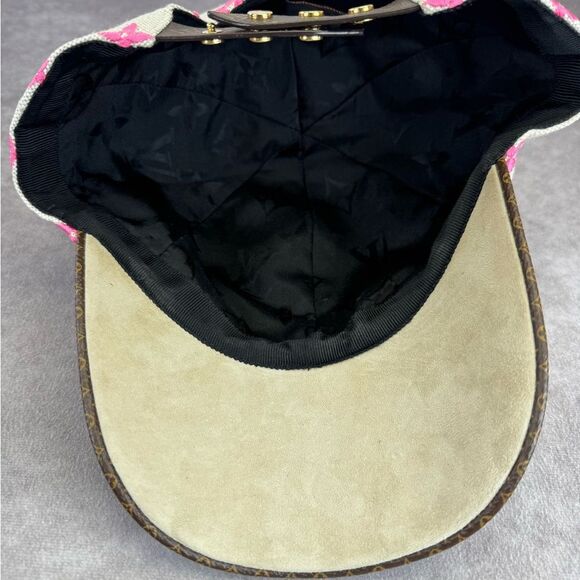 Louis Vuitton Canvas Monogram Starboard Cap M Pink - Picture 6 of 10